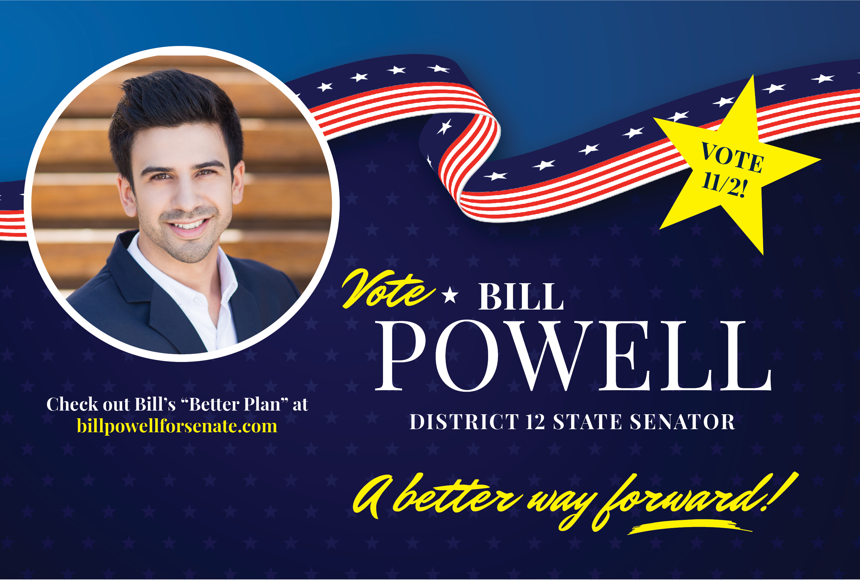 Political Campaign Postcard Template Lob